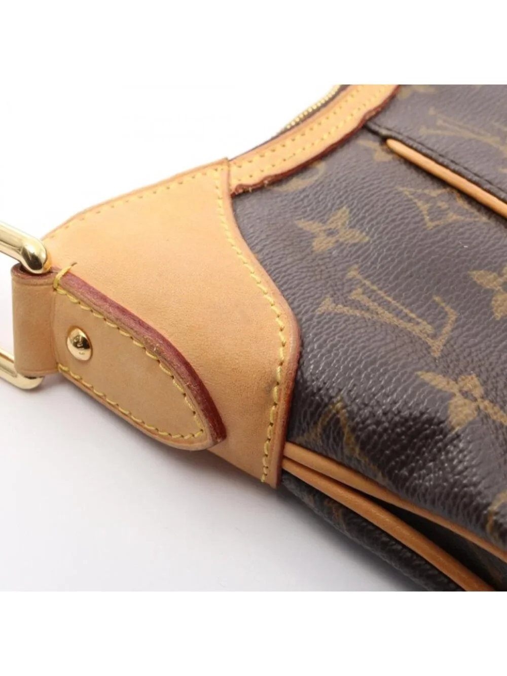 Louis Vuitton Shoulder Bag Thames PM Canvas Leather